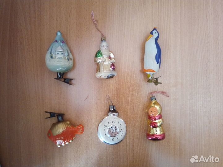 Ёлочные игрушки СССР коллекция