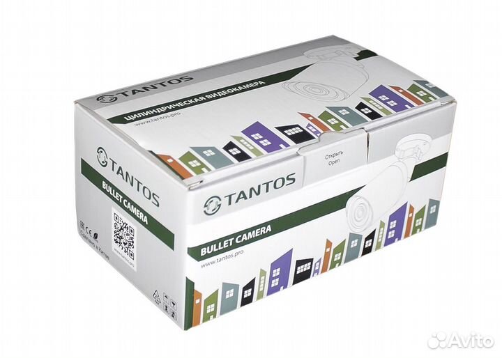 Видеокамера сетевая (IP) Tantos TSi-Pe25FP