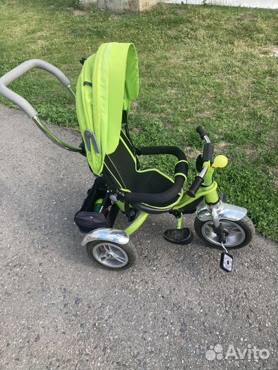 Велосипед с родительской ручкой