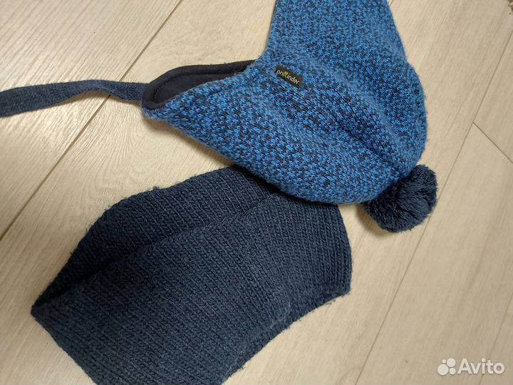 Шапка зимняя со снудом на мальчика Прикиндер46-48