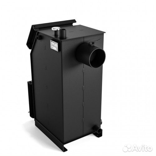 Твердотопливный котёл с увеличенной топкой Хантел