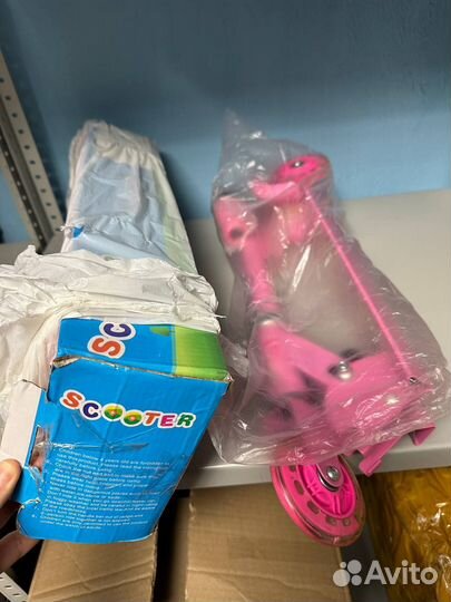 Самокат детский для девочки