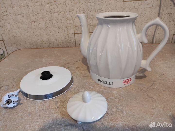 Чайник электрический керамический Kelli