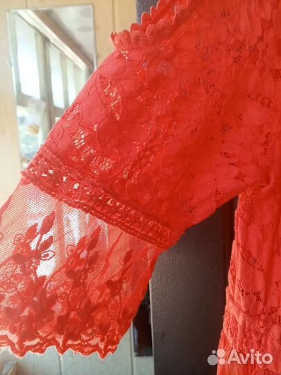 Платье оверсайз все выбитое италия