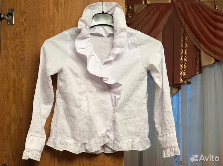 Школьные блузки для девочек начальной школы