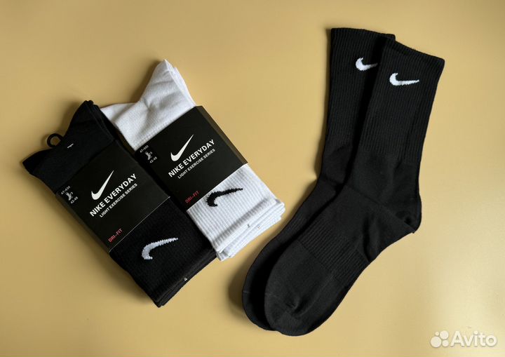 Носки в наборе Найк хлопок
