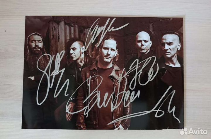 Автограф оригинал Stonesour Godsmack