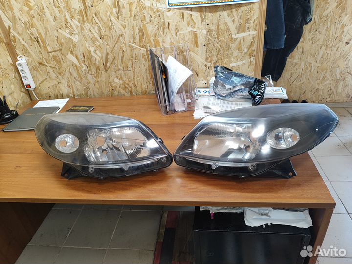Фары на renault sandero
