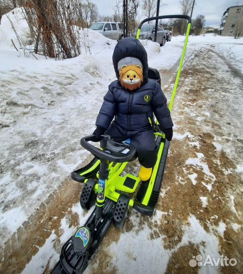 Снегокат 2 в 1