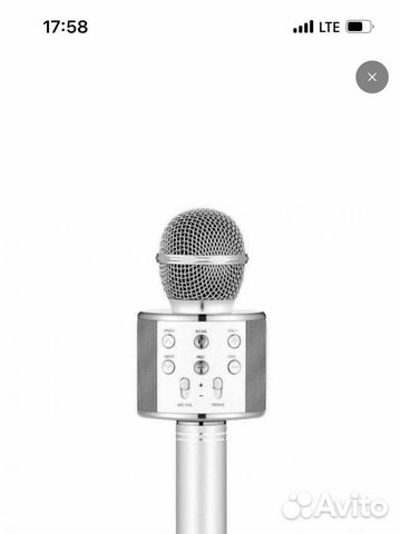Новый микрофон беспроводной для караоке объявление продам