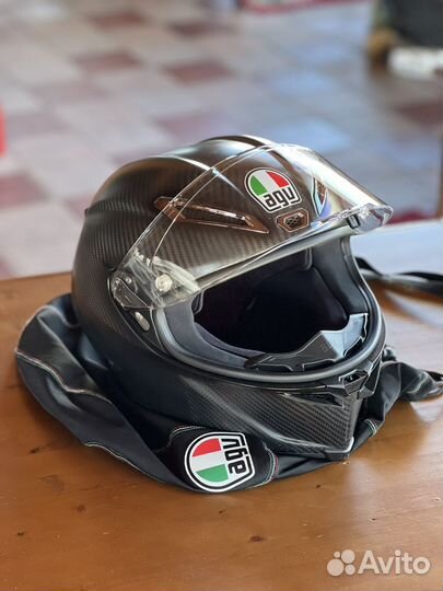 Мотошлем AGV pista GP RR matt carbon