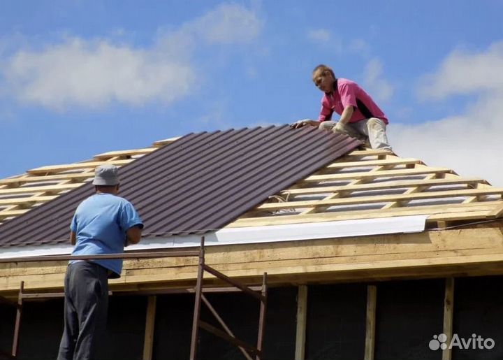 Крыша кровельные работы
