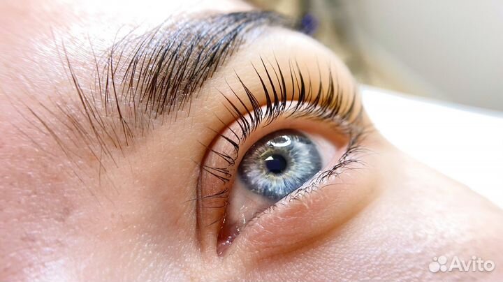 Вельвет ресниц и бровей, ламинирование