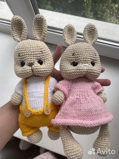 Погремушки прорезователи зайки