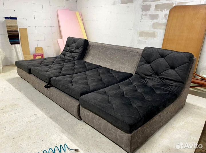 Большой угловой диван / диван раскладной