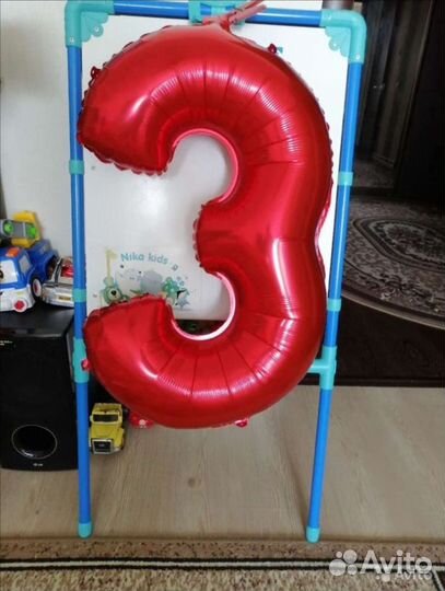 Цифра 3, 4, 5, звезда, свечи в торт