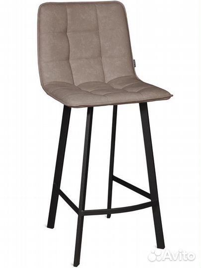 Стул полубарный fernan sbar LT черный/экокожа LUX