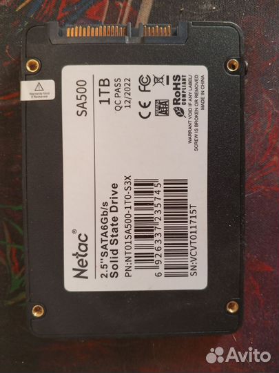 SSD диск netac 1TB 2.5 SATA