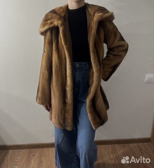 Шуба норковая оверсайз