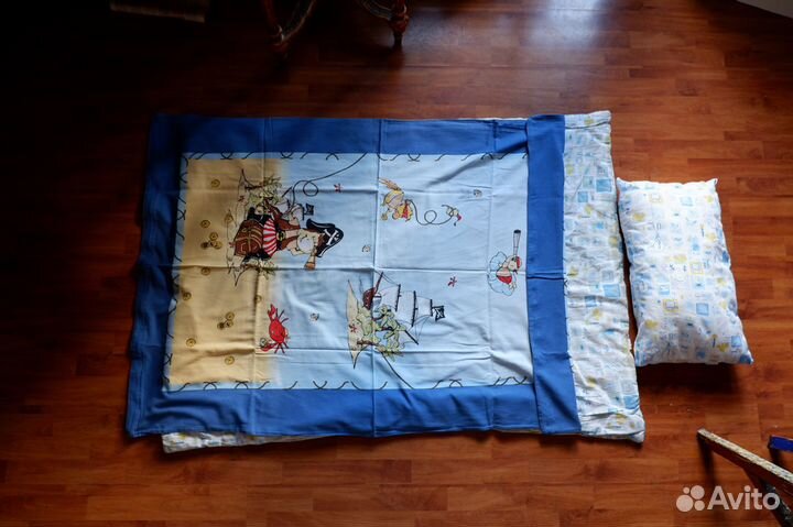 Детское одеяло, подушка + пододеяльник+ наволочка