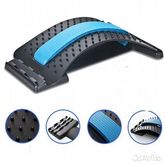 Массажер для спины, тренажер, мостик