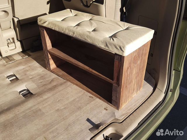 Обувница из натурального дерева