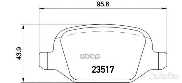 Колодки тормозные P23065 Brembo