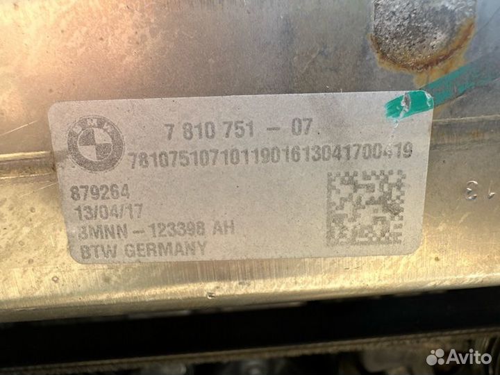 Радиатор системы EGR Bmw 1-Series F20 N47D20C 2013