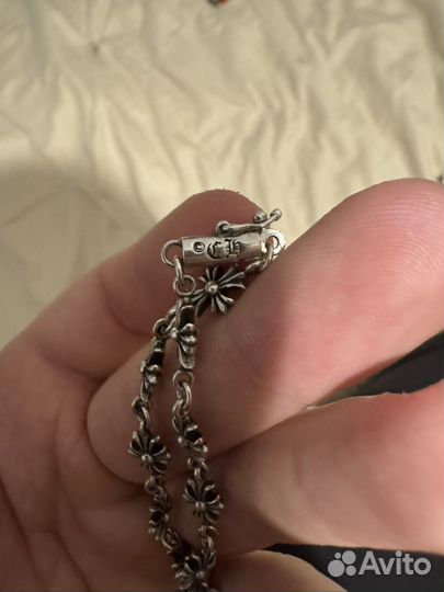 Серебрянный браслет Chrome Hearts оригинал