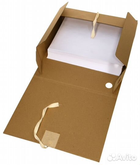 Короб архивный A4, 2 завязки, корешок 75 мм, уп2шт