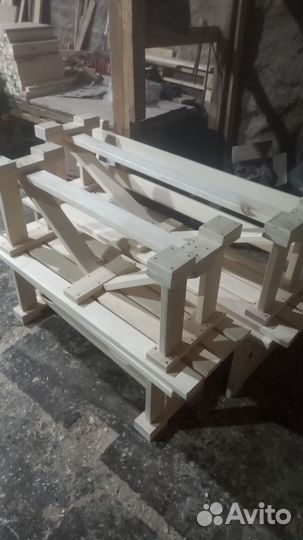 Лавки, скамейки
