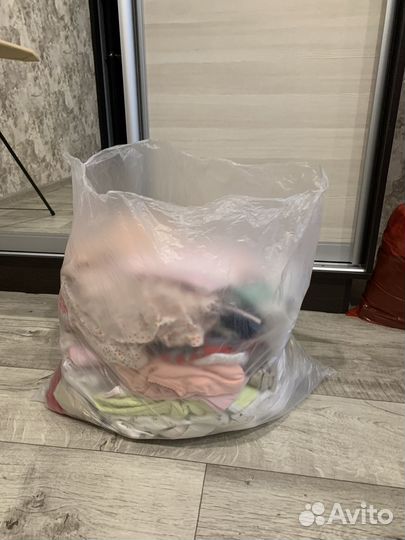 Детские вещи на девочку пакетом