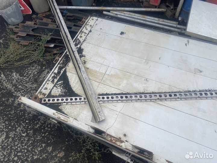 Ворота на полуприцеп. Тент