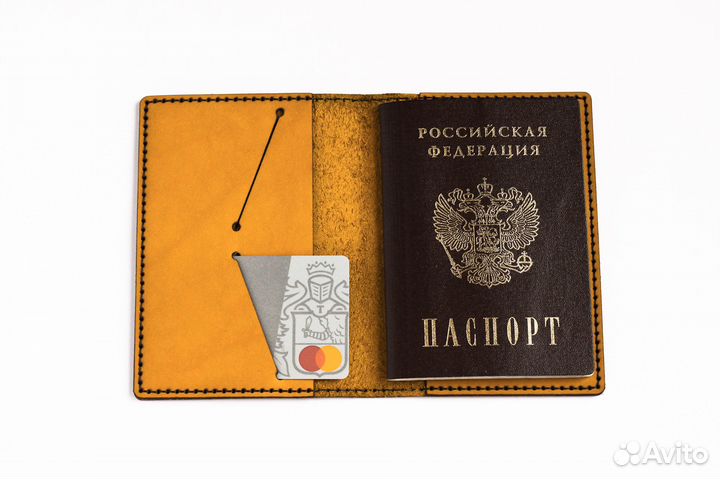 Обложка для паспорта из натуральной кожи