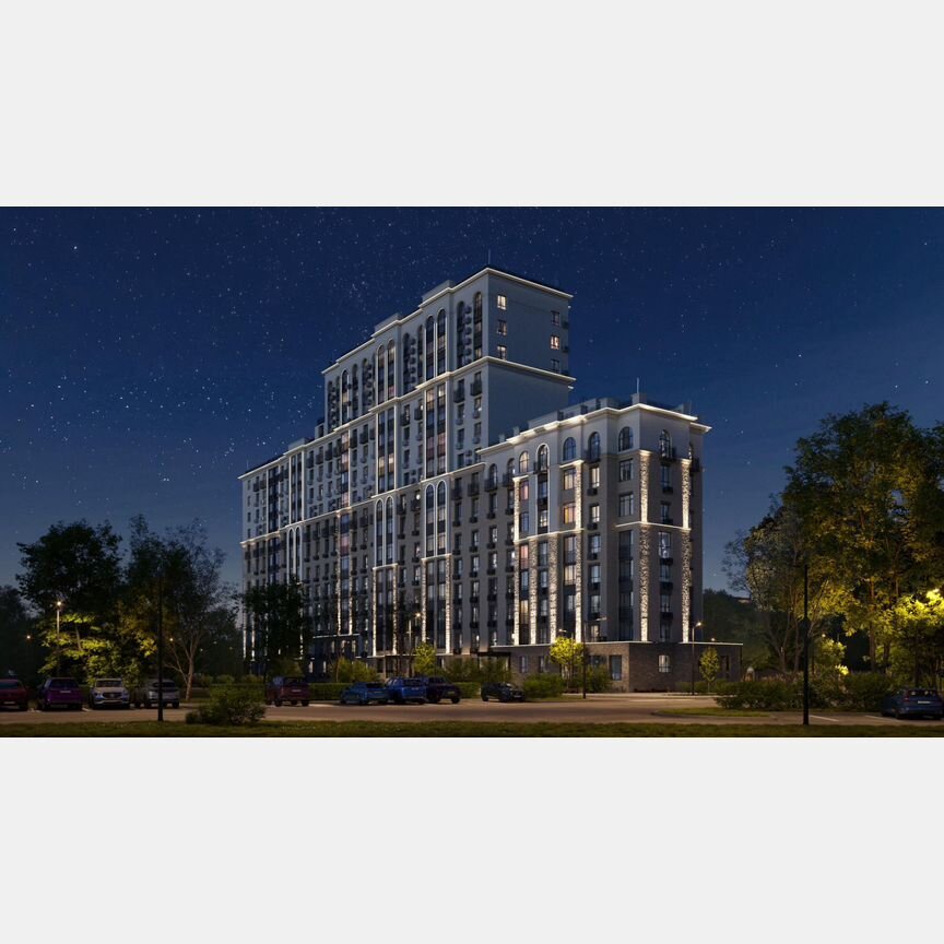 1-к. квартира, 41,1 м², 3/15 эт.