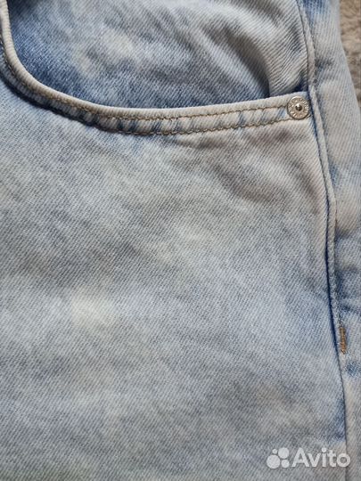 Джинсы широкие maag