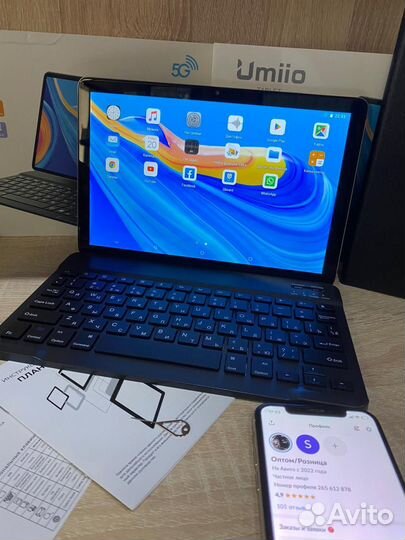 Планшет Umiio A10 Pro 128 гб новые оригинал