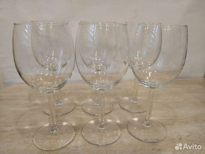 Хрустальные фужеры, бокалы, 