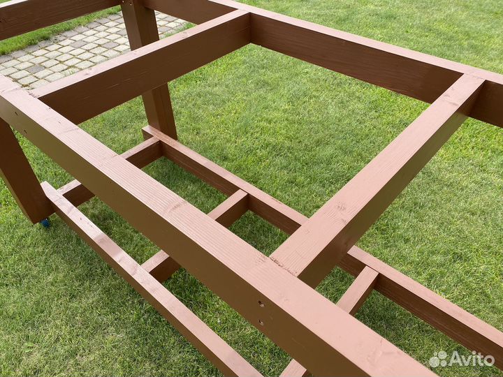 Столярный уличный стол - верстак