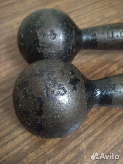 Гантели 1.5кг СССР