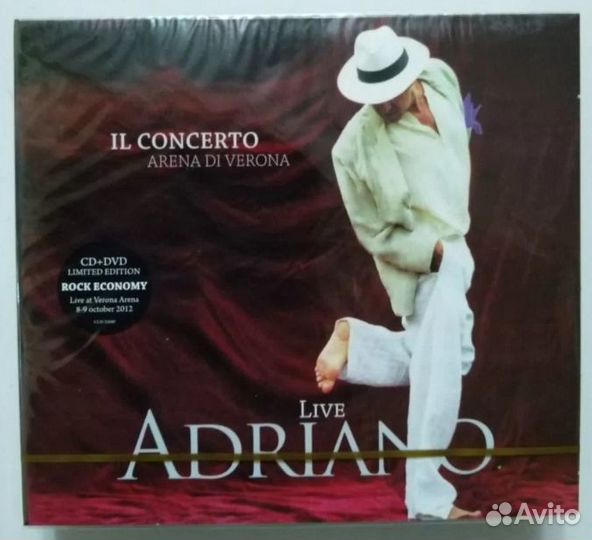 Adriano Celentano 2CD Greatest Hits /Concerto +DVD