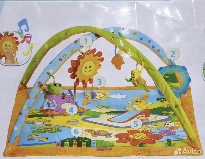 Развивающий коврик tiny love солнечный денек