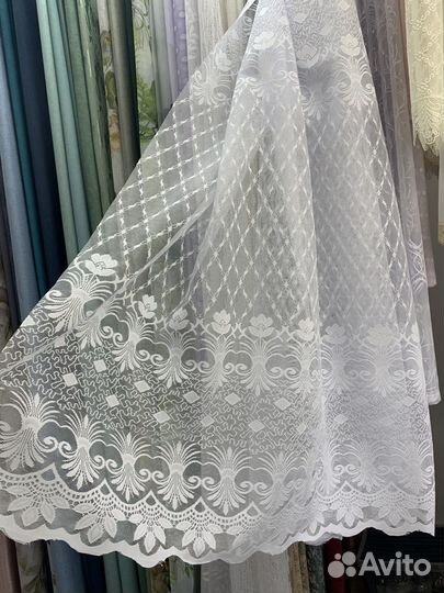 Жаккардовый тюль,Высотой 150 см