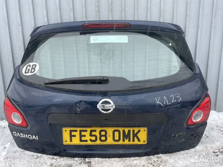 Nissan qashqai j10 крышка багажника