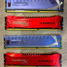 Оперативная память ddr3 HyperX(4шт)