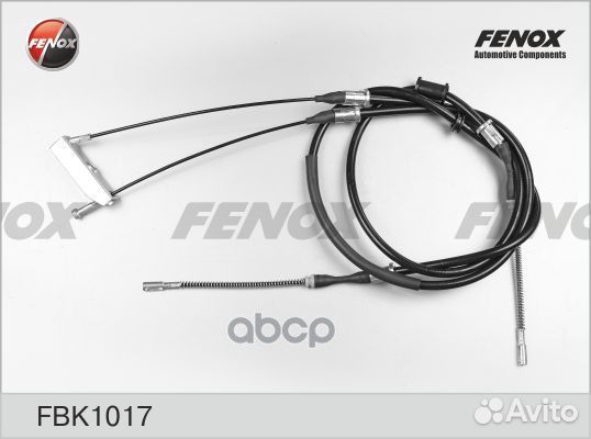 Трос стояночного тормоза daewoo Nexia fbk1017 F