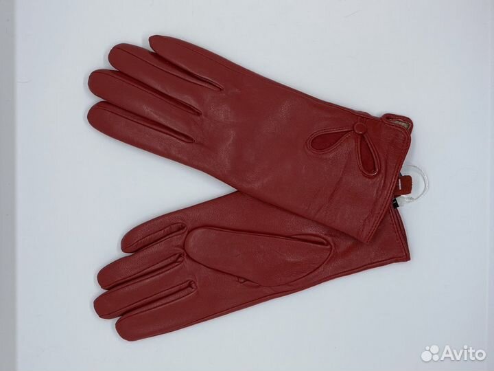 Перчатки кожаные женские