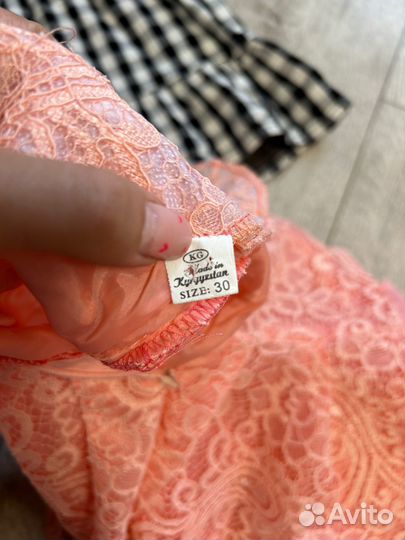 Платье на девочку 92