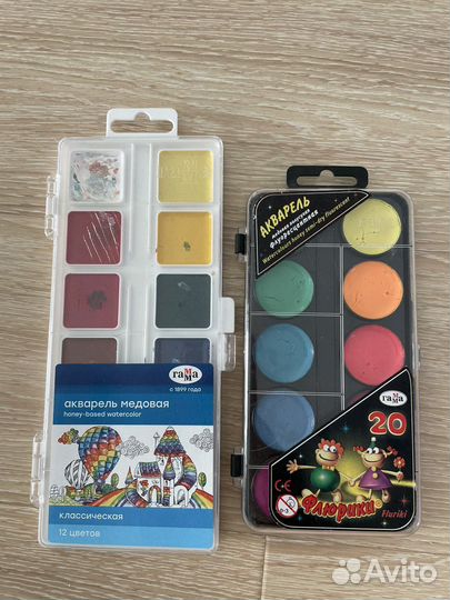 Акварельные краски медовые Гамма