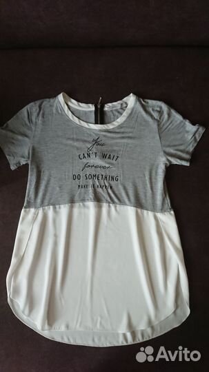 Футболка блузка удлиненная Bershka